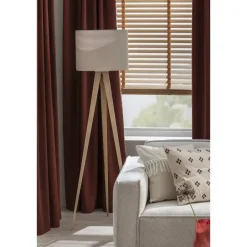 Leen Bakker Vloerlamp Gaia - naturel - Ø50x150 cm