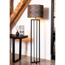 Light & Living Vloerlamp Mace - Zwart - 30x30x140cm Sale