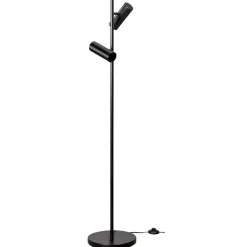 Leen Bakker Vloerlamp Napels - zwart - 140 cm