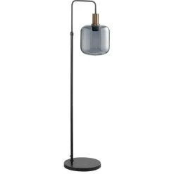 Leen Bakker Vloerlamp Toulouse - zwart - 108-150x35x28 cm Outlet