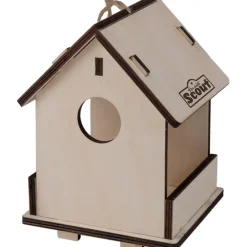 Merkloos Vogelhuisje - 2-in-1 - houten nestkastje - 14 x 19 cm Sale