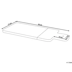 Beliani VOLOS - Dienblad - Wit - Hout