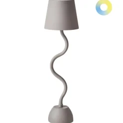 Leen Bakker VOUGA - Tafellamp - Beige - Aluminium/IJzer New