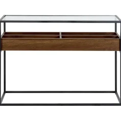 Beliani WACO - Consoletafel - Zwart - Metaal Outlet