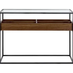 Beliani WACO - Consoletafel - Zwart - Metaal Outlet