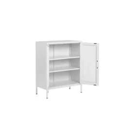 Beliani WAKATIPU - Sideboard - Wit - Staal Best