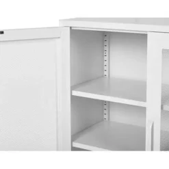 Beliani WAKATIPU - Sideboard - Wit - Staal Best