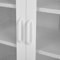 Beliani WAKATIPU - Sideboard - Wit - Staal Best