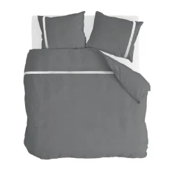 Walra - Dekbedovertrek Timeless Chic - 200x220 cm - Antraciet Best