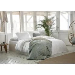 Walra - Dekbedovertrek Vintage Satin - 240x220 cm - Wit Online