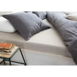 Walra - Hoeslaken Katoen - 90x200 cm - Zand Clearance