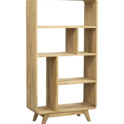 Leen Bakker Wandkast Bulan - naturel - 80x33x150 cm Outlet