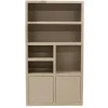 Giga Meubel Wandkast Hardhout Beige - 120x45x220cm - Xander Sale