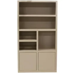 Giga Meubel Wandkast Hardhout Beige - 120x45x220cm - Xander Sale