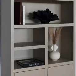 Giga Meubel Wandkast Hardhout Beige - 120x45x220cm - Xander Sale