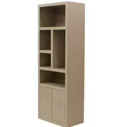 Giga Meubel Wandkast Hardhout Beige - 80x45x220cm - Xander Sale