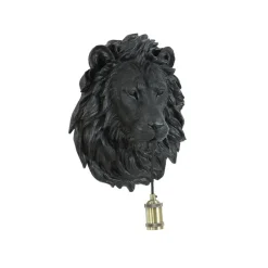 Light & Living Wandlamp Lion - Zwart - 33.5x19x40.5cm Outlet