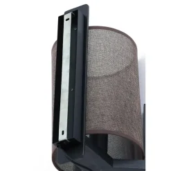 Light & Living Wandlamp Litto - Mat zwart - 22x18x36cm Clearance