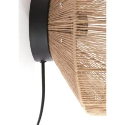 Light & Living Wandlamp Lyra - Bruin - Ø31cm Online