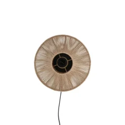 Light & Living Wandlamp Lyra - Bruin - Ø31cm Online