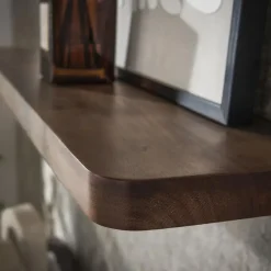 Giga Living Wandplank Bruin Acaciahout - 120x20x4cm - Carve Sale