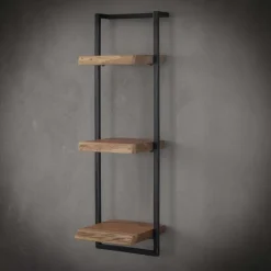 Giga Living Wandplank Edge 100cm - Acaciahout & Metaal Discount