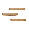 StarFurn Wandplank Naturel - Set van 3 - 60x20x15cm - Gusta Online