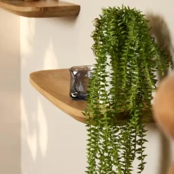 StarFurn Wandplank Naturel - Set van 3 - 60x20x15cm - Gusta Online