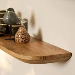 StarFurn Wandplank Naturel - Set van 3 - 60x20x15cm - Gusta Online