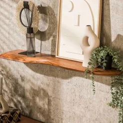 Leen Bakker Wandplank Oranja 120 cm-massief acacia Clearance