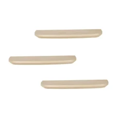 StarFurn Wandplank Zand - Set van 3 - 60x20x15cm - Gusta