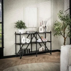 Giga Living Wandrek - Metaal - 130x85cm - Zwart - Piega Sale