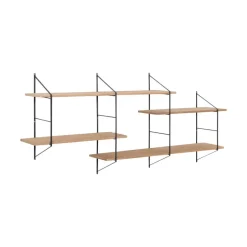 Leen Bakker Wandrek Viki (dubbel) - lichtbruin - 79x25,5x191 cm Sale