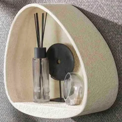 Leen Bakker Wandschap Goutte 45 cm-marmer composiet Outlet