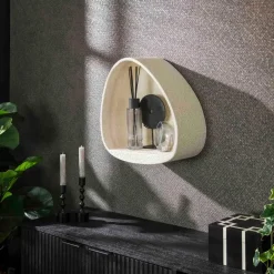 Leen Bakker Wandschap Goutte 45 cm-marmer composiet Outlet