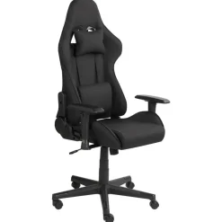 Beliani WARRIOR - Gamestoel - Zwart - Polyester New