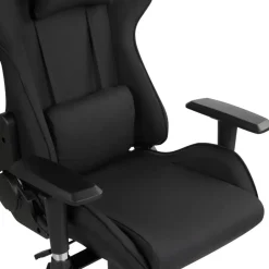 Beliani WARRIOR - Gamestoel - Zwart - Polyester New