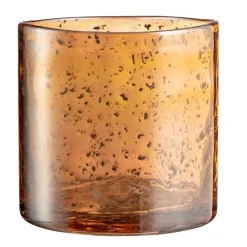 Leen Bakker Waxinelichthouder Ralf - goudkleur - 10,5xØ10 cm Clearance