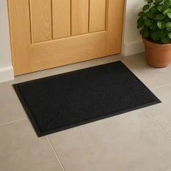 Wicotex Deurmat - droogloopmat - zwart - 120 x 80 cm Outlet