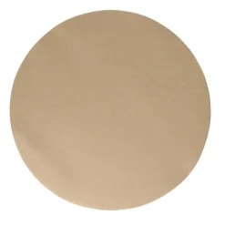 Wicotex Placemats Uni - taupe - rond 38 cm - Teflon coating Clearance
