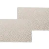 Wicotex tafel placemats Stones - 4x - PVC - taupe - 30 x 43 cm Best