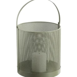 Leen Bakker Windlicht Malaga - groen - 24xØ23 cm Clearance