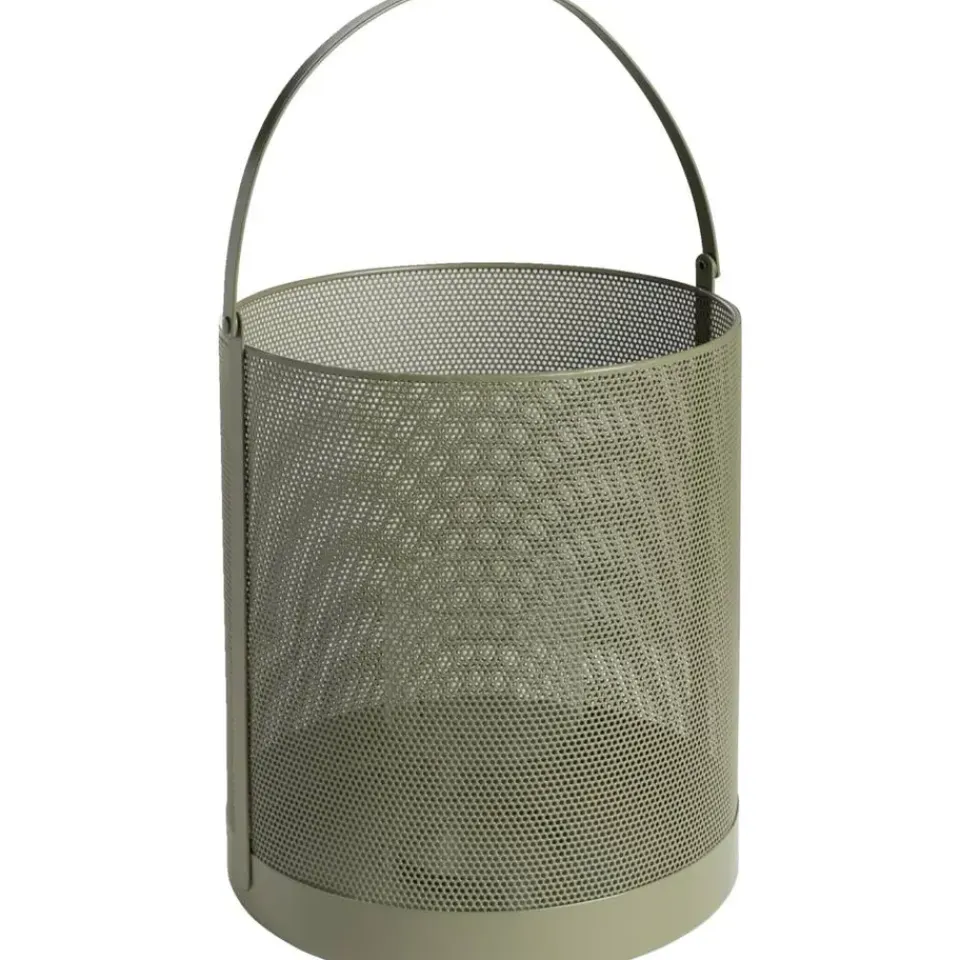 Leen Bakker Windlicht Malaga - groen - 20xØ20 cm New