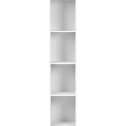 Leen Bakker WINNIPEG - Boekenkast 4 planken - Wit - Vezelplaat Sale