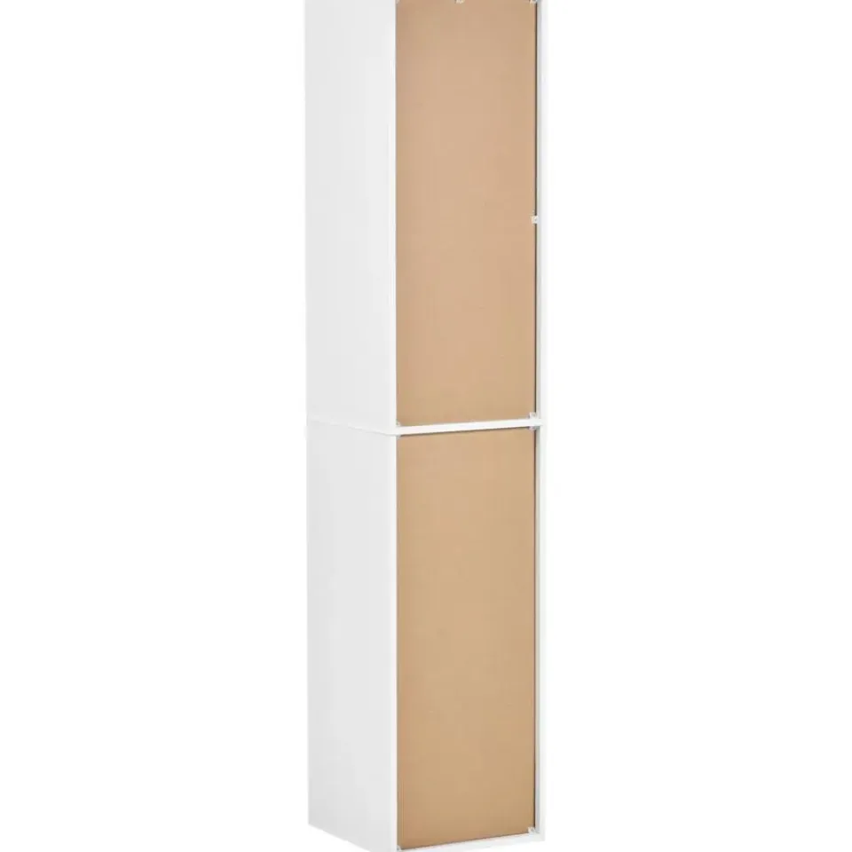 Leen Bakker WINNIPEG - Boekenkast 4 planken - Wit - Vezelplaat Sale