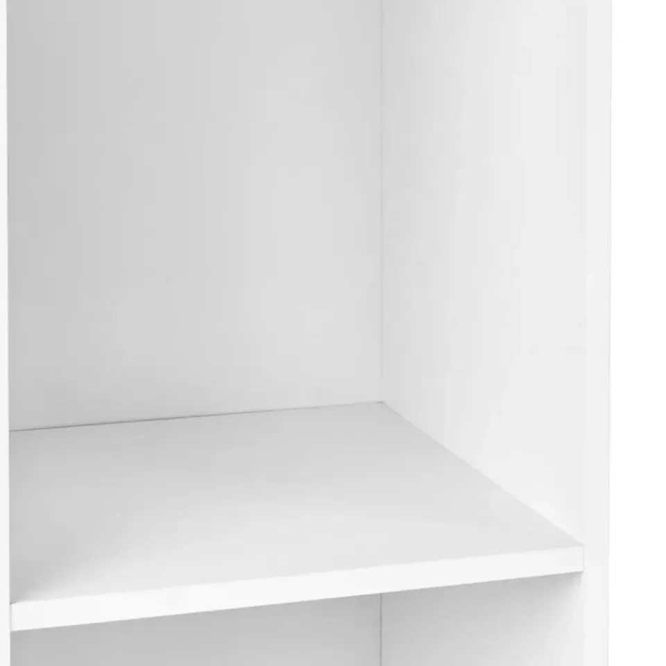 Leen Bakker WINNIPEG - Boekenkast 4 planken - Wit - Vezelplaat Sale