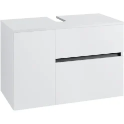 Loft24 Wisla - Badmeubel 80 cm 1-lade, 1 klep, 1 deur wit spaanplaat Hot
