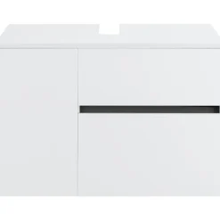 Loft24 Wisla - Badmeubel 80 cm 1-lade, 1 klep, 1 deur wit spaanplaat Hot