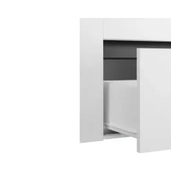 Loft24 Wisla - Badmeubel 80 cm 1-lade, 1 klep, 1 deur wit spaanplaat Hot