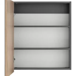 Loft24 Wisla - Hangkast met spiegeldeur in antraciet Best